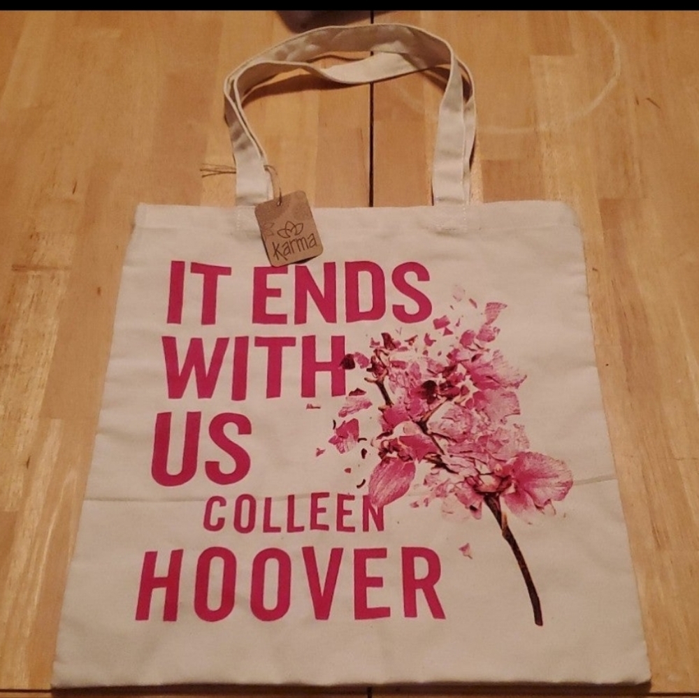 Colleen Hoover canvas tote